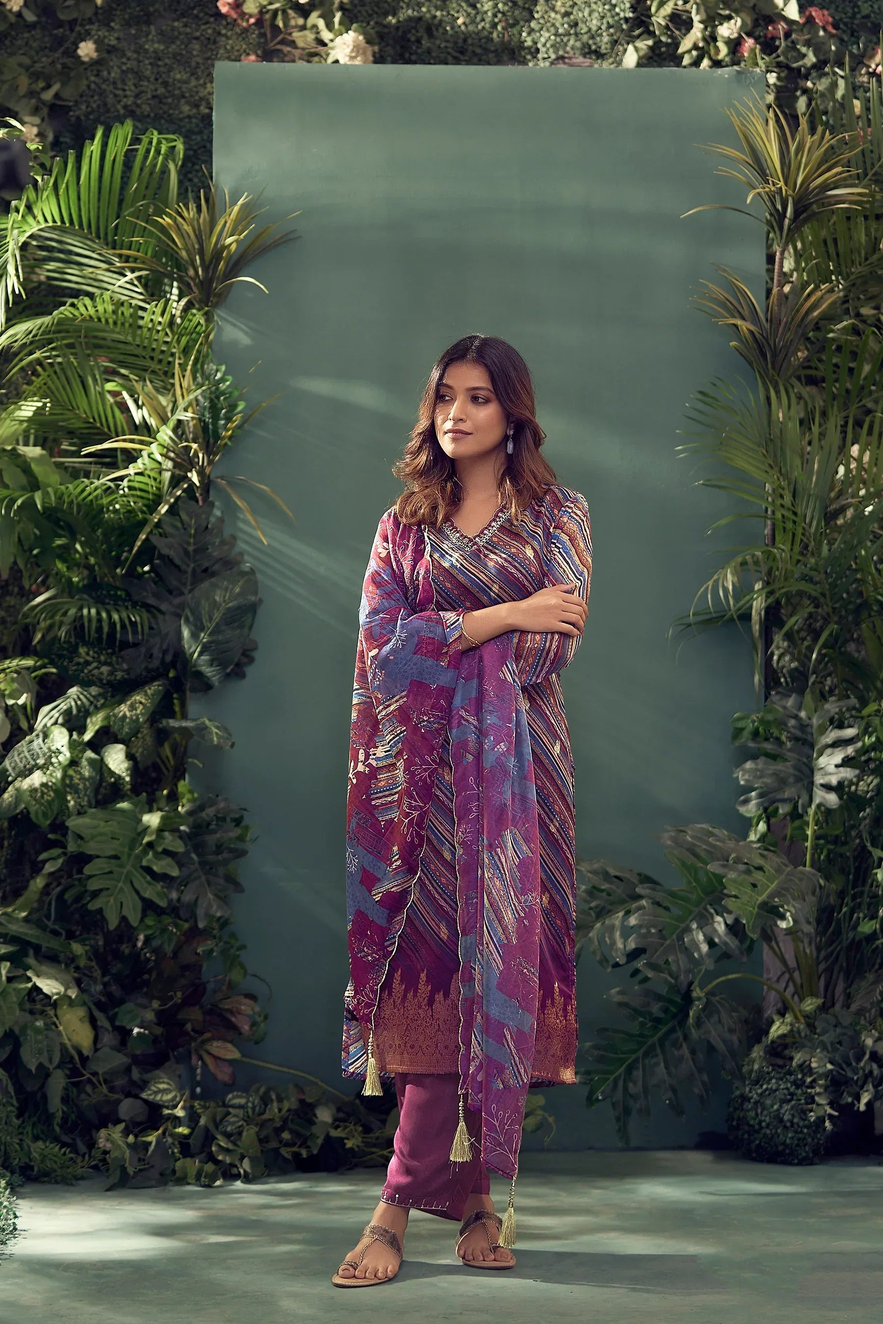 2 Designer Dress Combo Pair Set