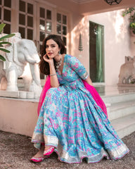 2 Combo Suit Set With Dupatta
