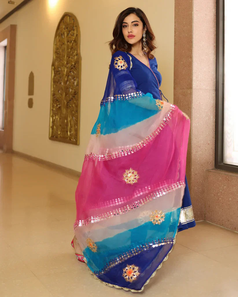 2 Combo Suit Set With Dupatta