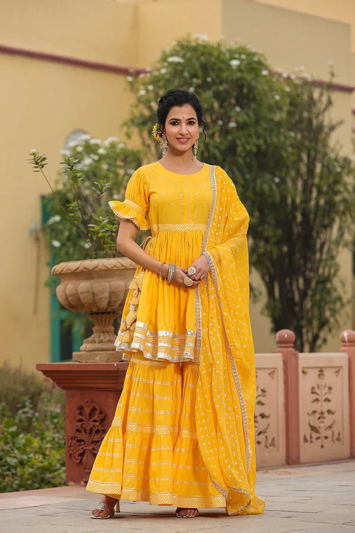 2 Combo Suit Set With Dupatta