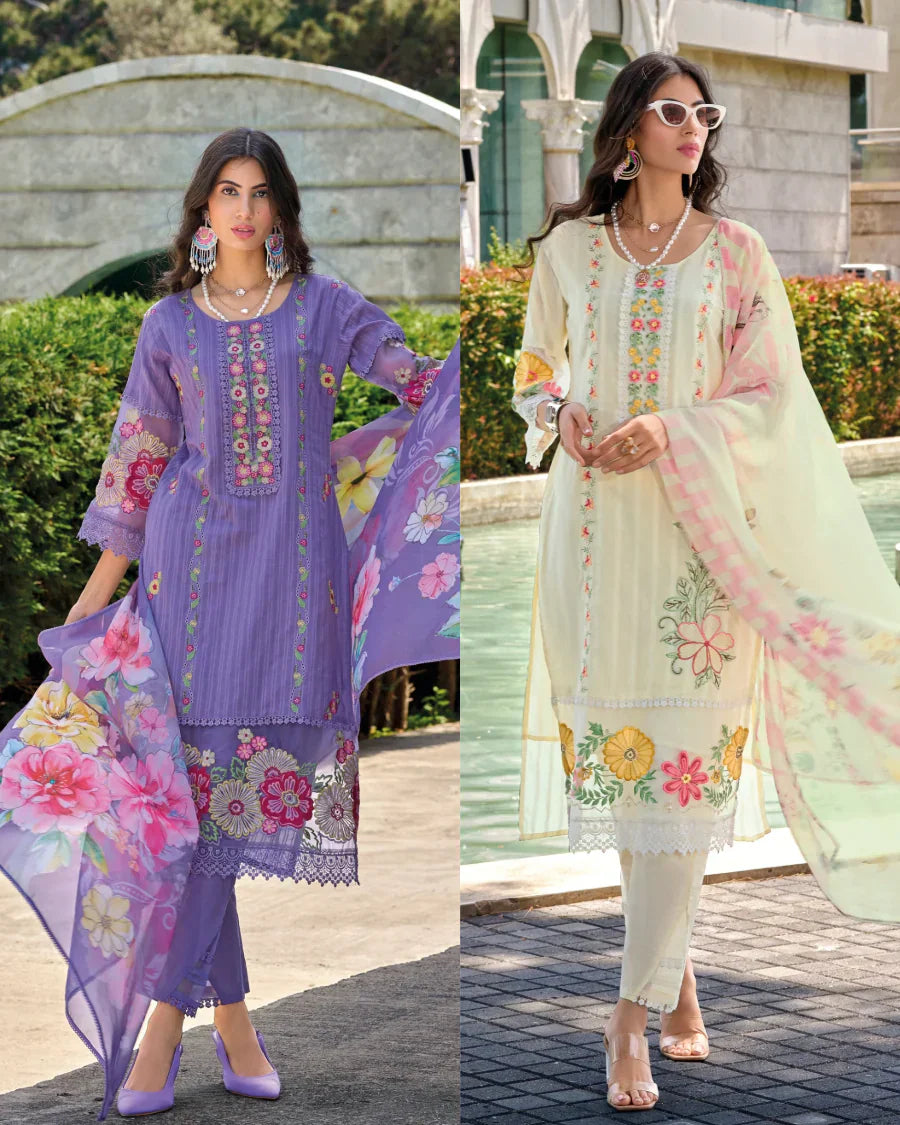 2 Designer Dress Combo Pair Set