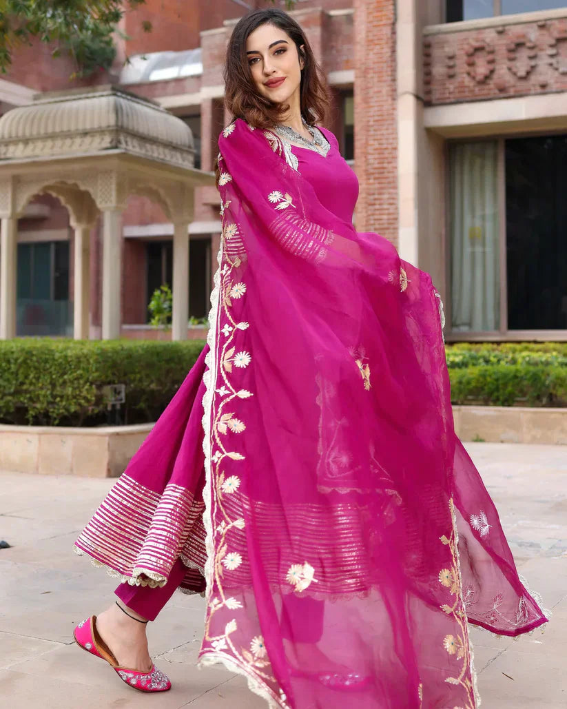 2 Combo Suit Set With Dupatta