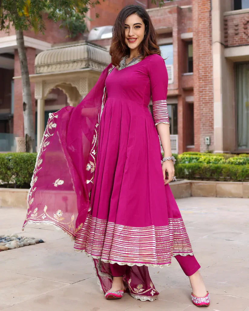 2 Combo Suit Set With Dupatta