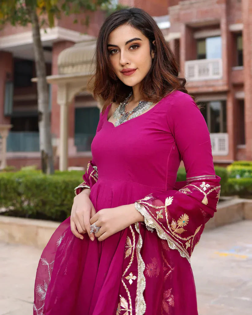 2 Combo Suit Set With Dupatta