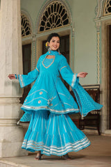2 Combo Suit Set With Dupatta
