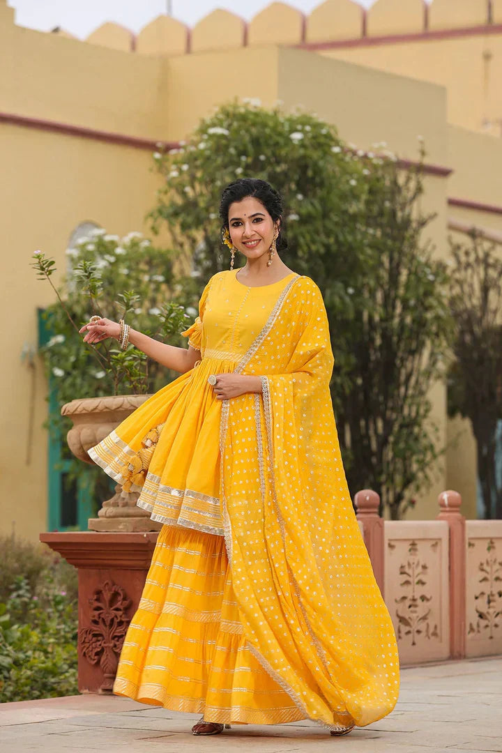 2 Combo Suit Set With Dupatta
