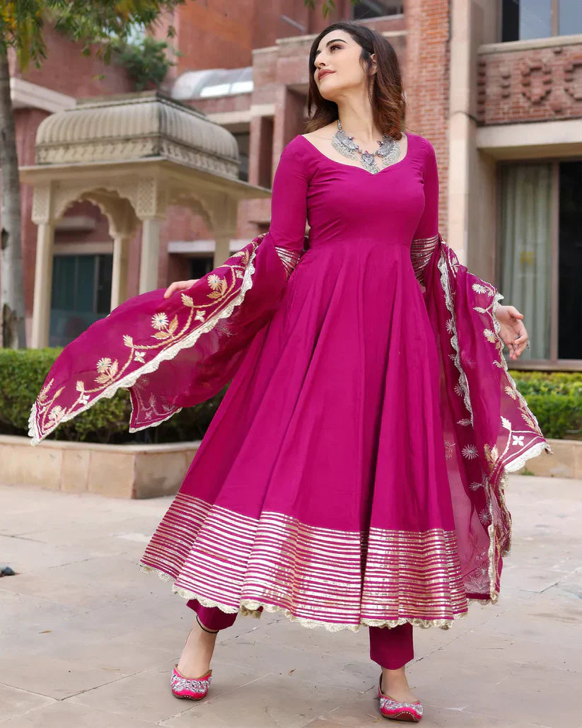 2 Combo Suit Set With Dupatta