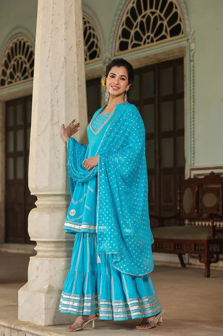 2 Combo Suit Set With Dupatta