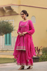 2 Combo Suit Set With Dupatta