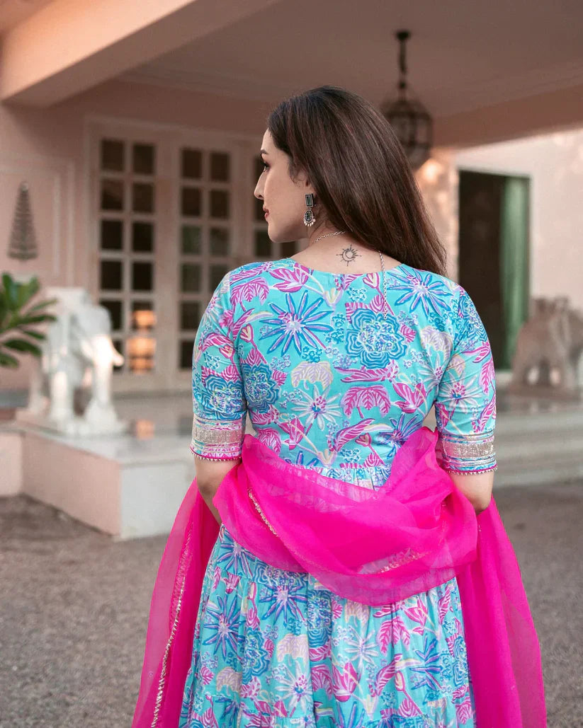 2 Combo Suit Set With Dupatta