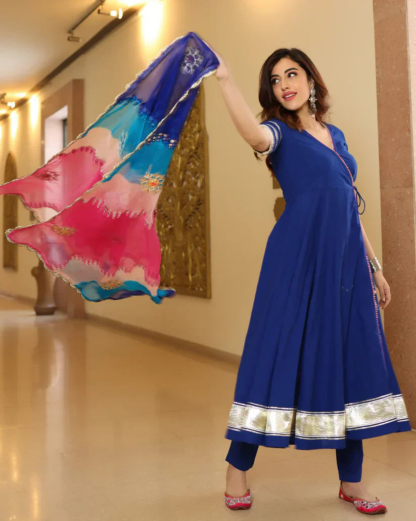 2 Combo Suit Set With Dupatta
