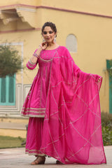 2 Combo Suit Set With Dupatta