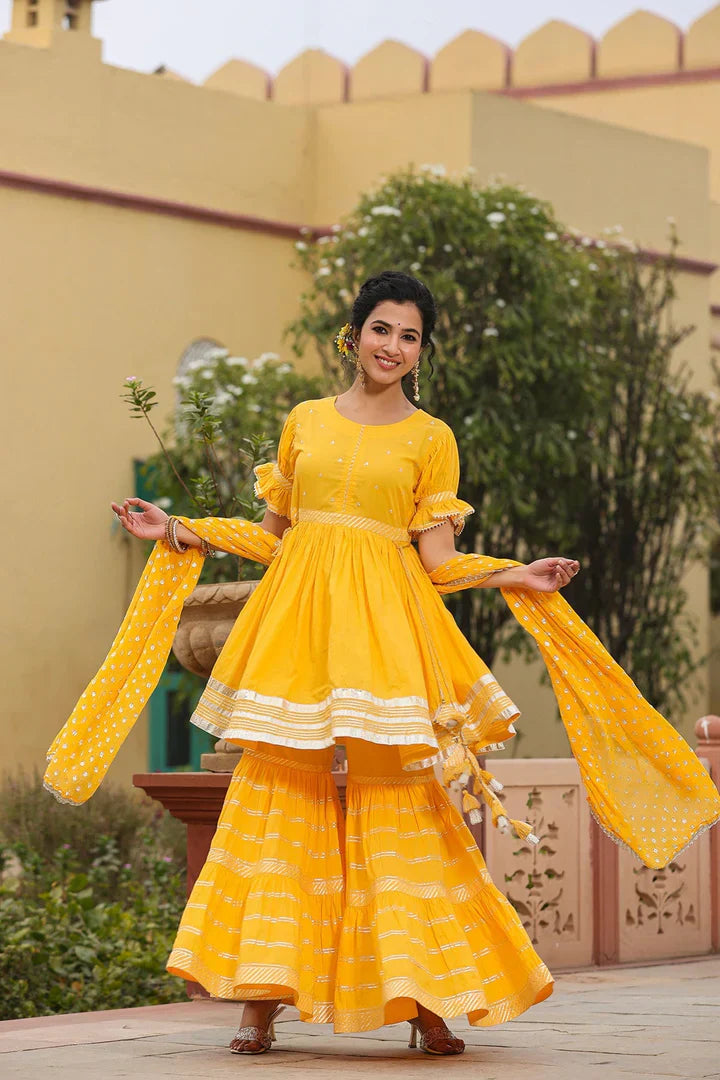 2 Combo Suit Set With Dupatta
