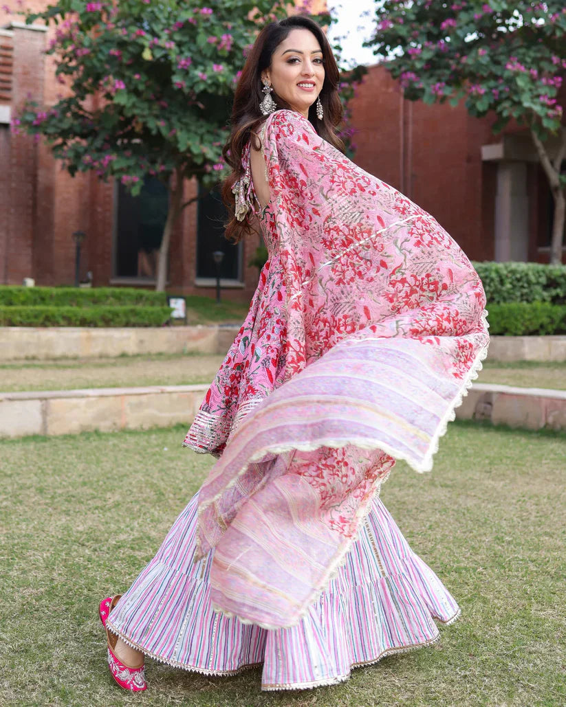 2 Combo Suit Set With Dupatta
