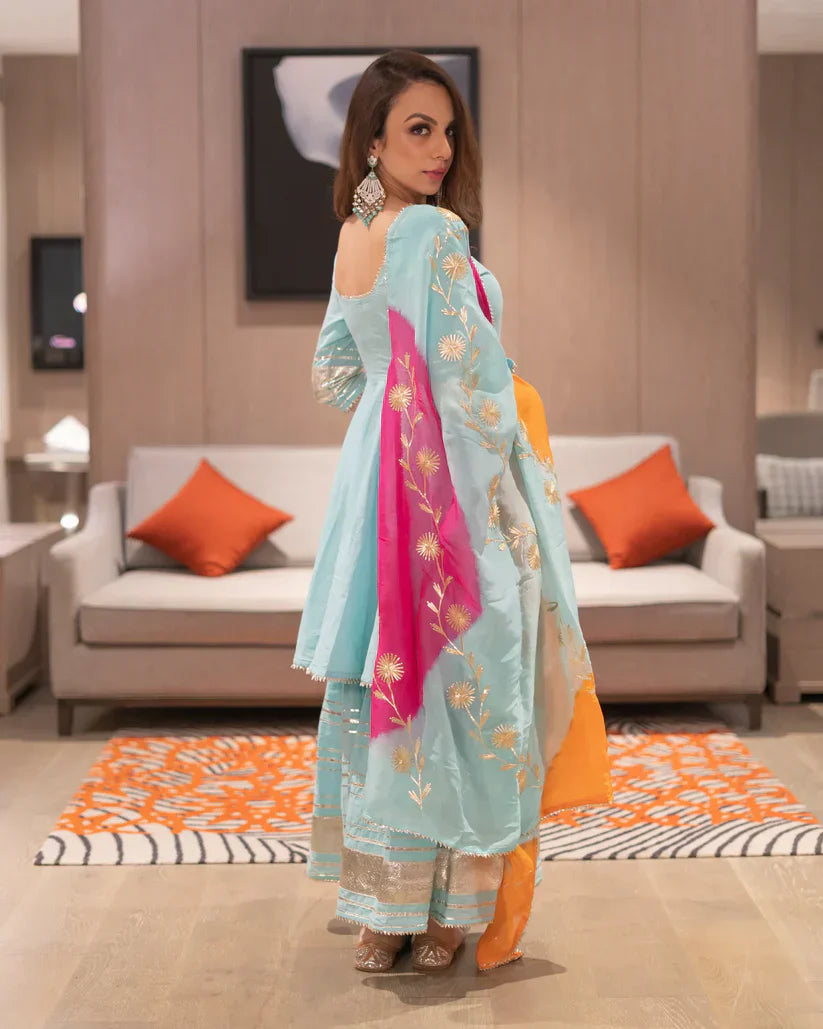 2 Combo Suit Set With Dupatta