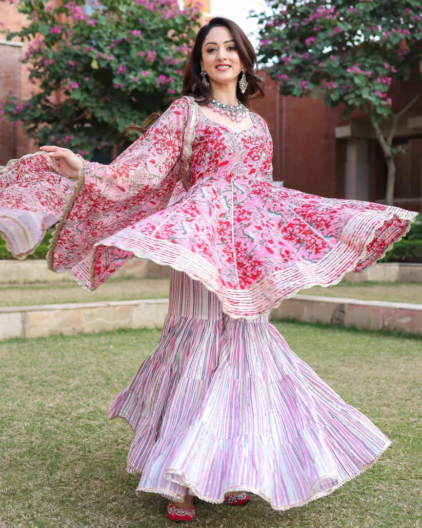 2 Combo Suit Set With Dupatta