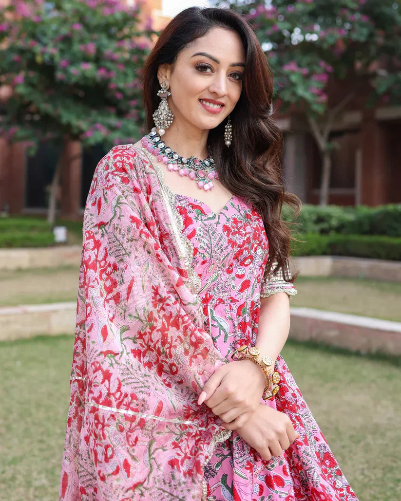 2 Combo Suit Set With Dupatta