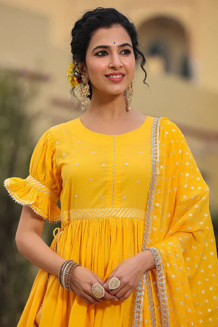 2 Combo Suit Set With Dupatta