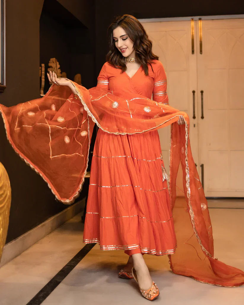 2 Combo Suit Set With Dupatta
