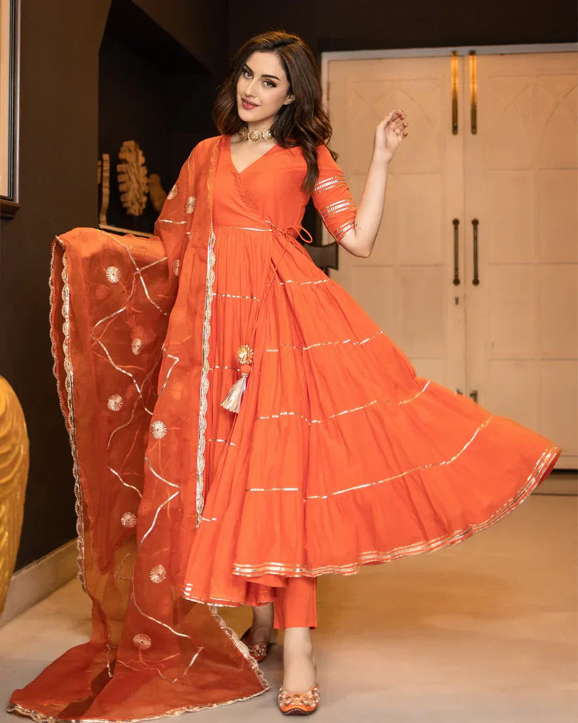 2 Combo Suit Set With Dupatta
