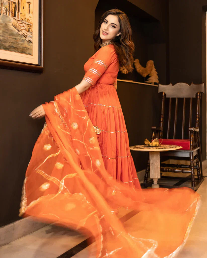 2 Combo Suit Set With Dupatta