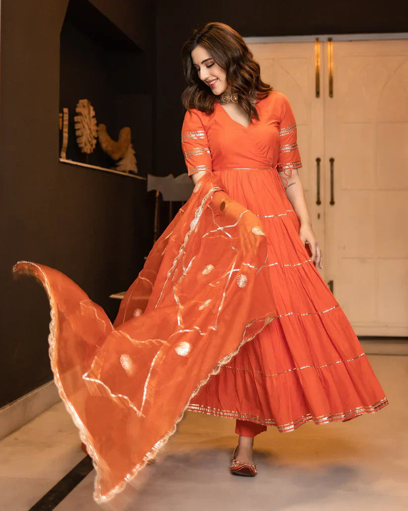 2 Combo Suit Set With Dupatta