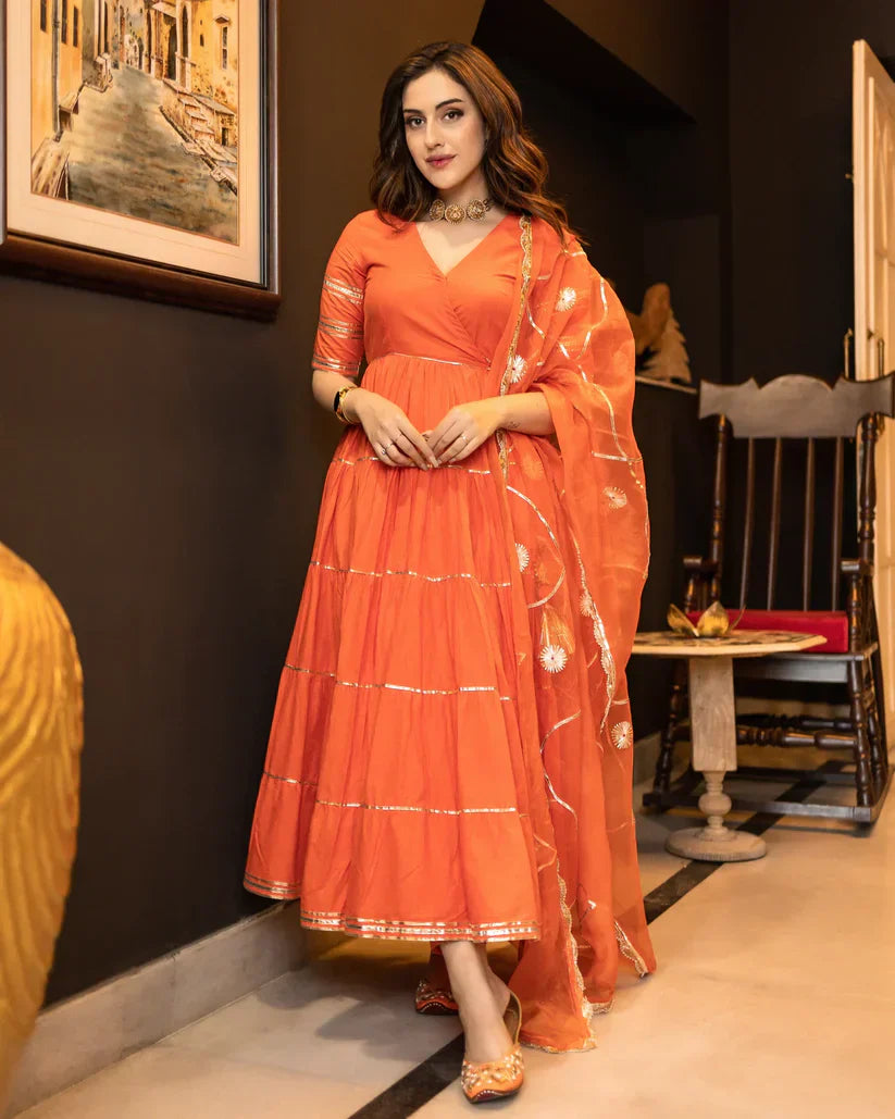 2 Combo Suit Set With Dupatta