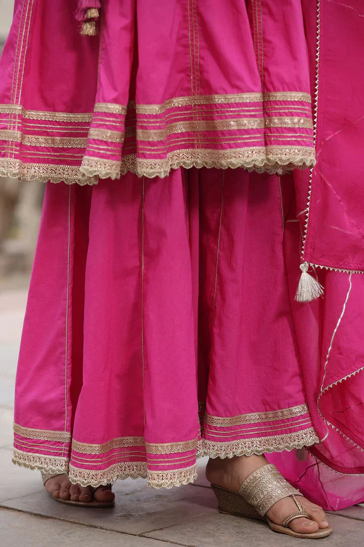 2 Combo Suit Set With Dupatta