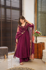 2 Combo Suit Set With Dupatta