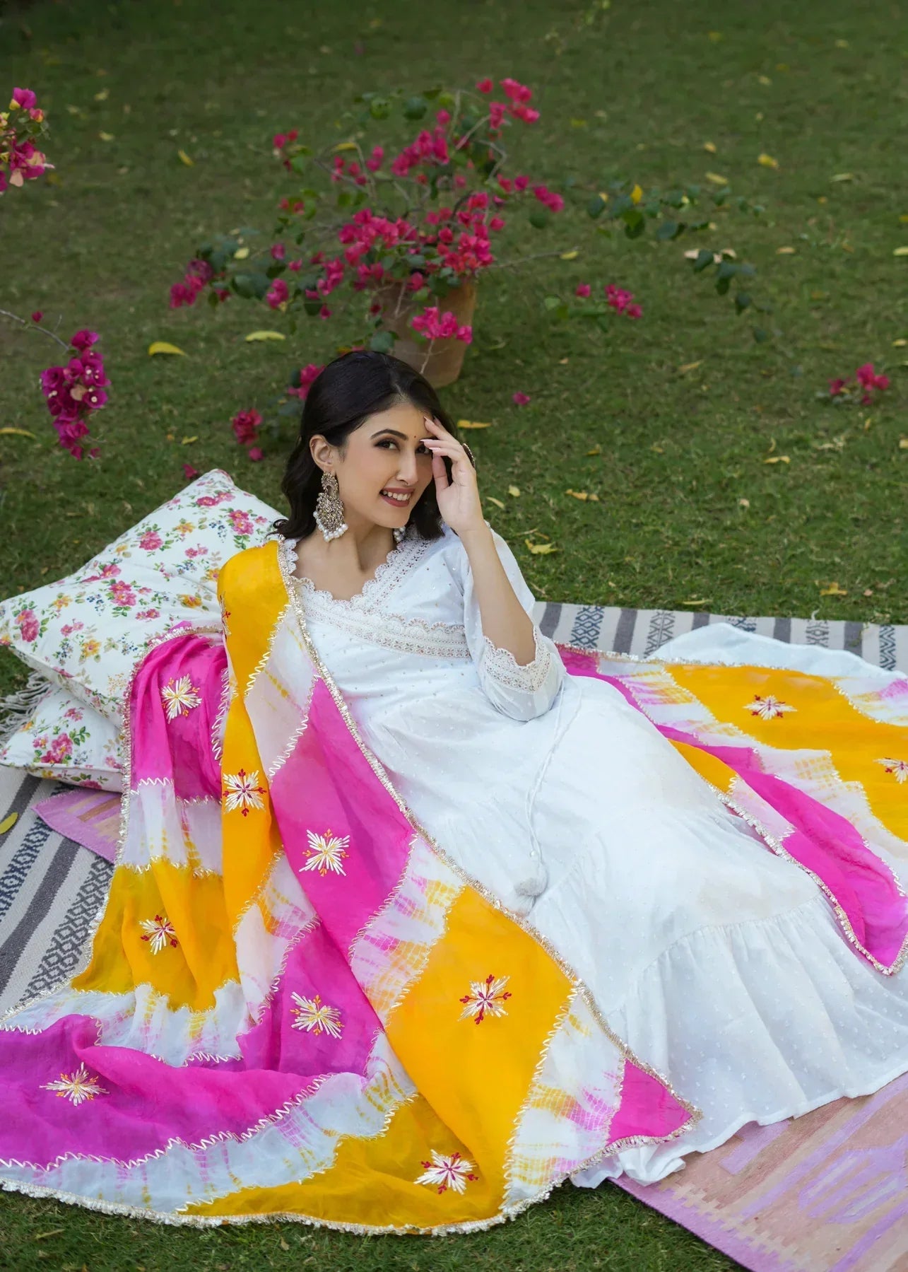 2 Combo Suit Set With Dupatta