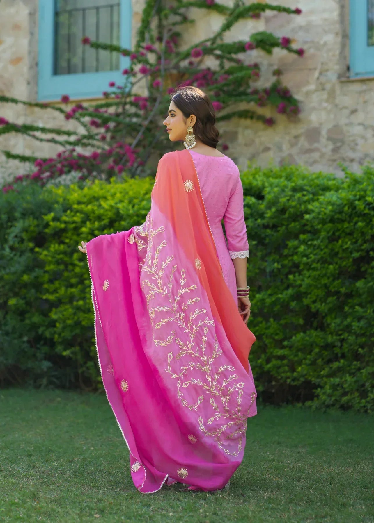 2 Combo Suit Set With Dupatta