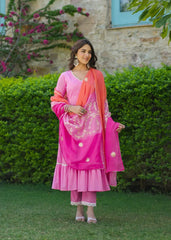 2 Combo Suit Set With Dupatta