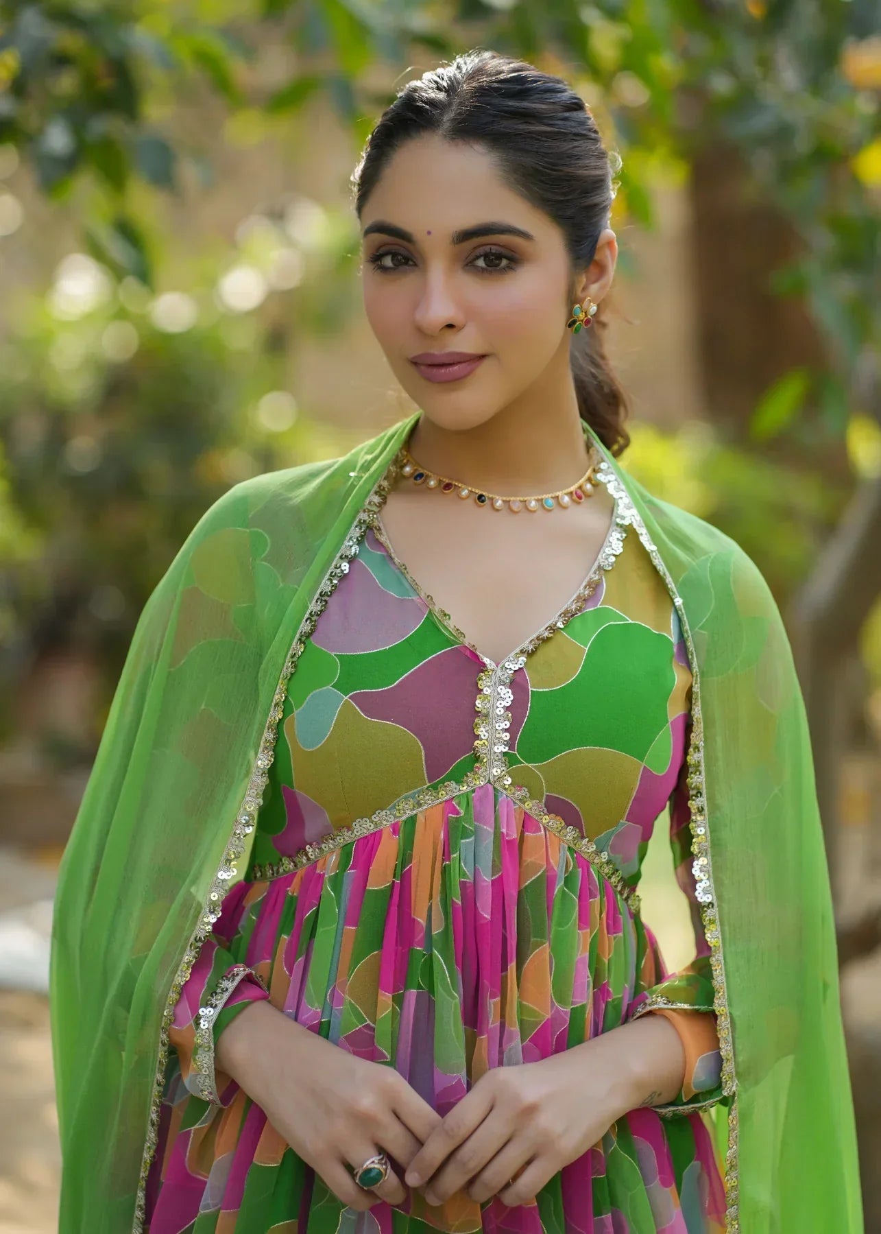 2 Combo Suit Set With Dupatta