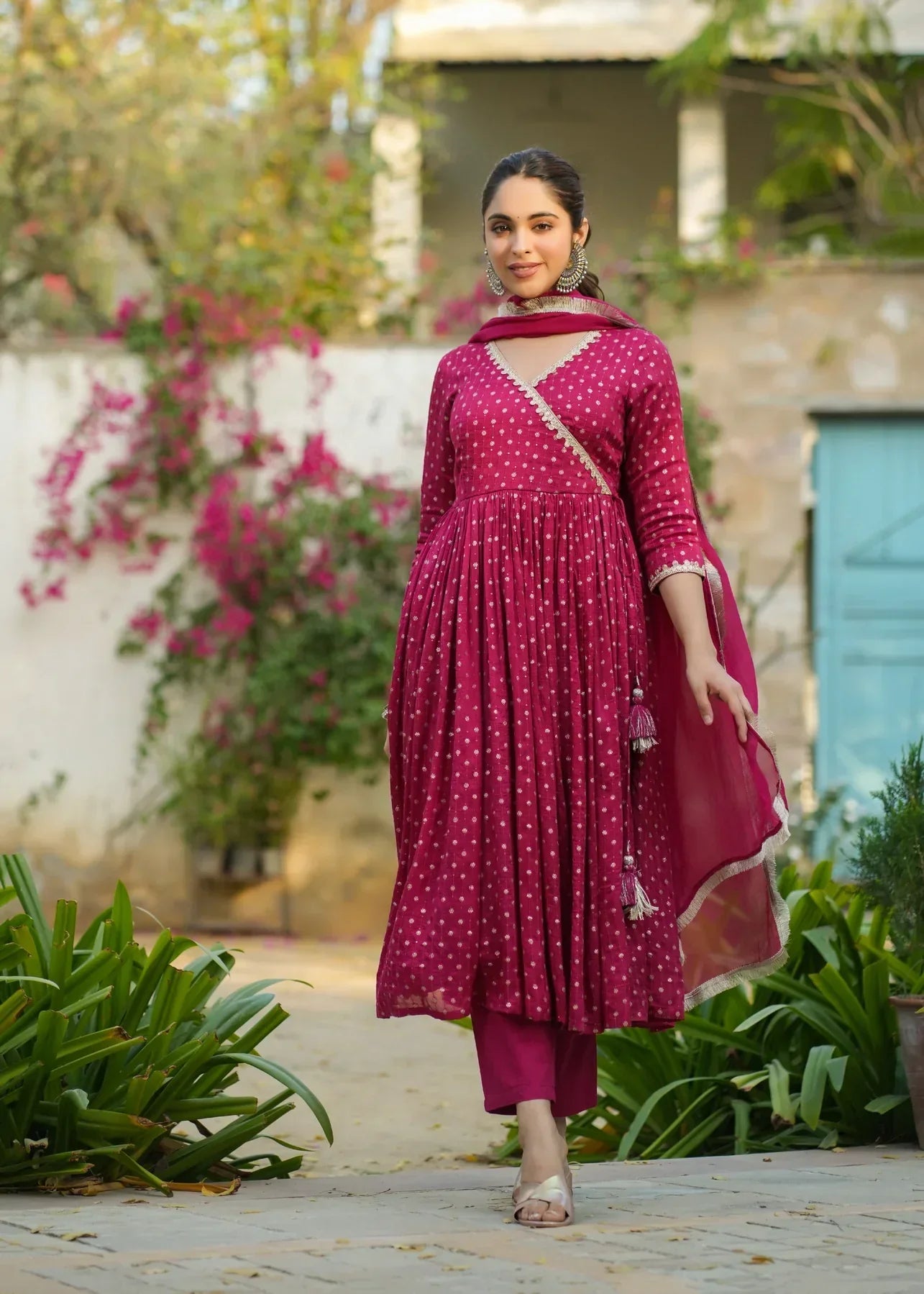 2 Combo Suit Set With Dupatta