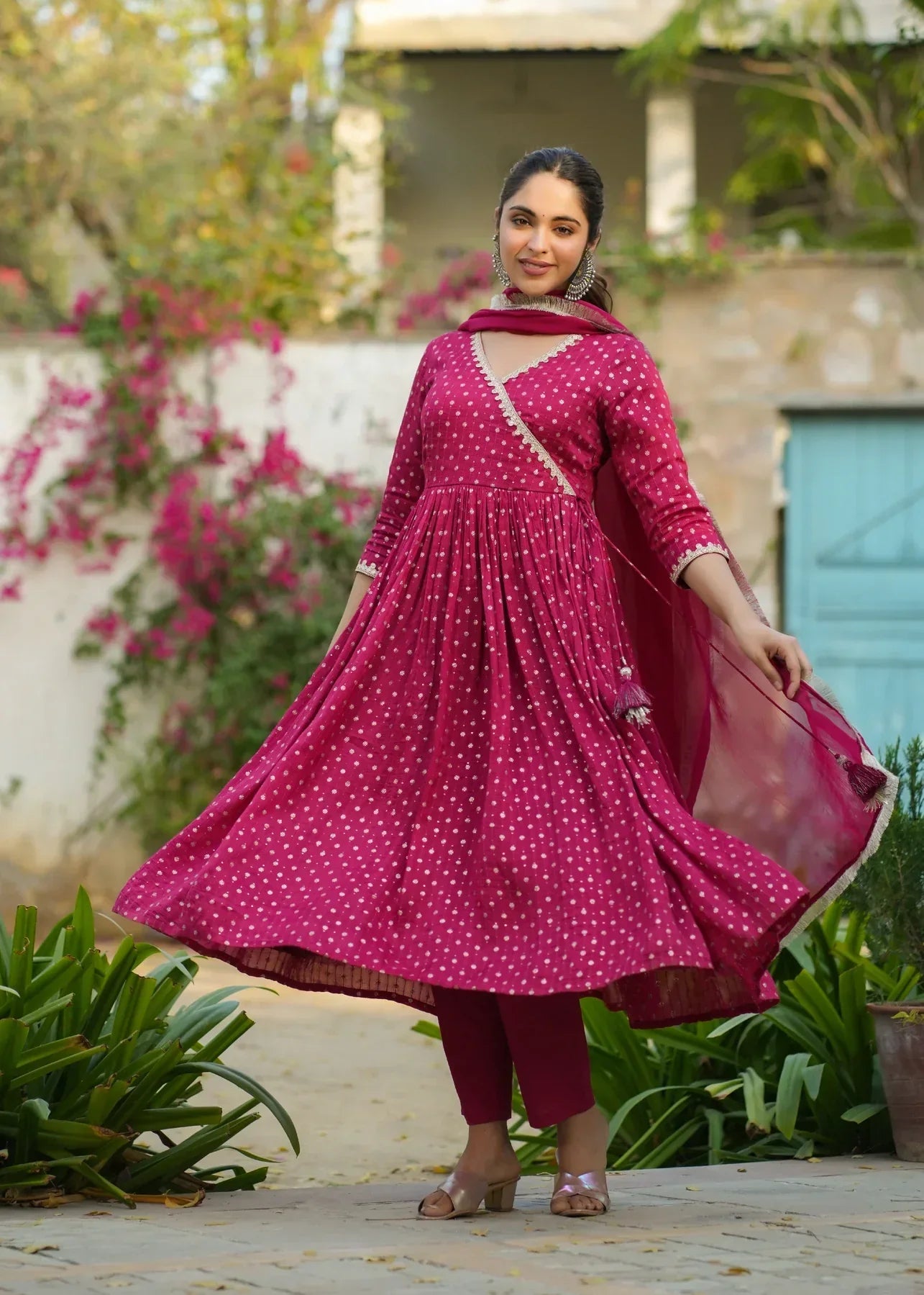 2 Combo Suit Set With Dupatta