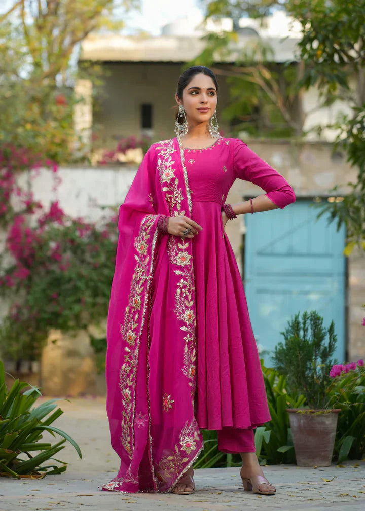 2 Combo Suit Set With Dupatta