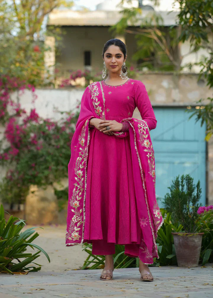 2 Combo Suit Set With Dupatta