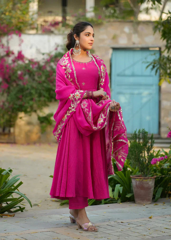 2 Combo Suit Set With Dupatta