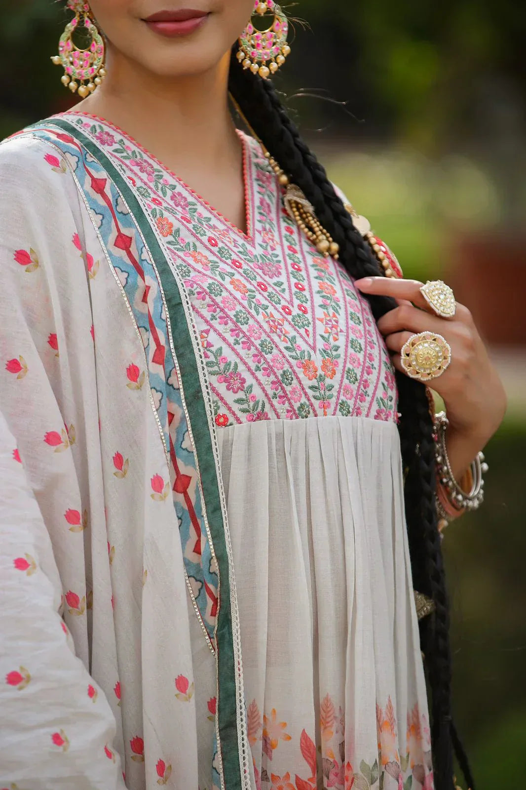 2 Combo Suit Set With Dupatta