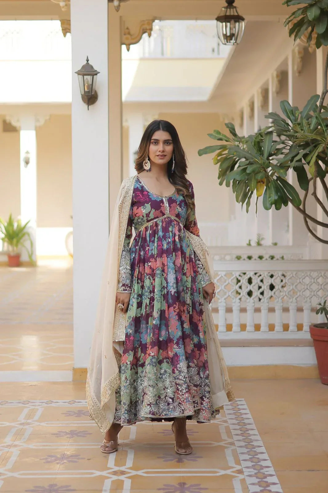 2 Combo Suit Set With Dupatta