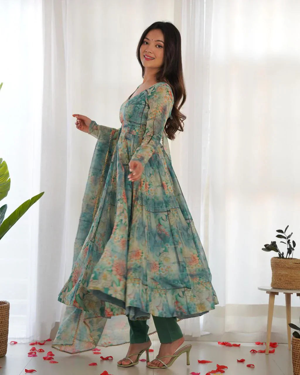 2 Combo Suit Set With Dupatta