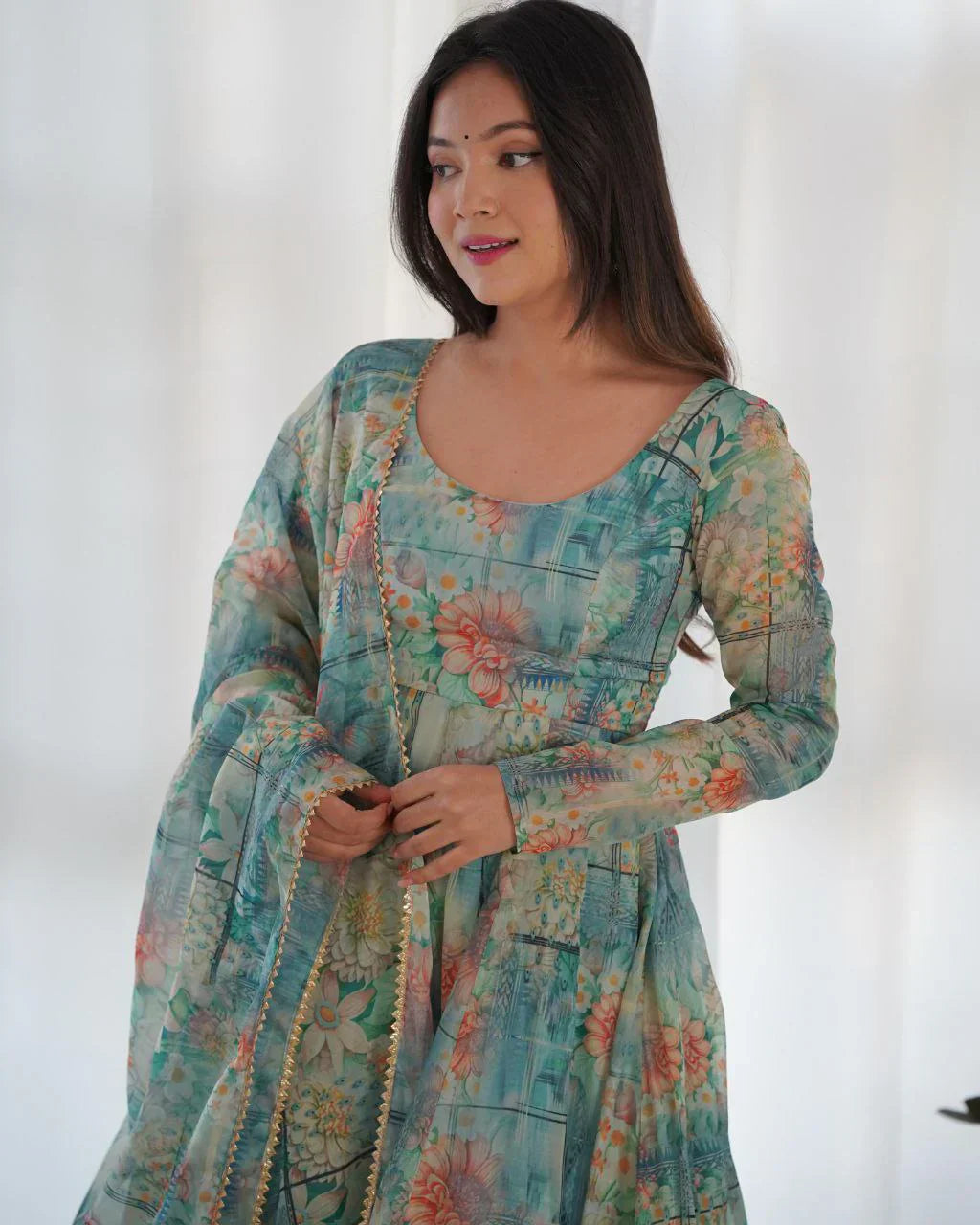 2 Combo Suit Set With Dupatta
