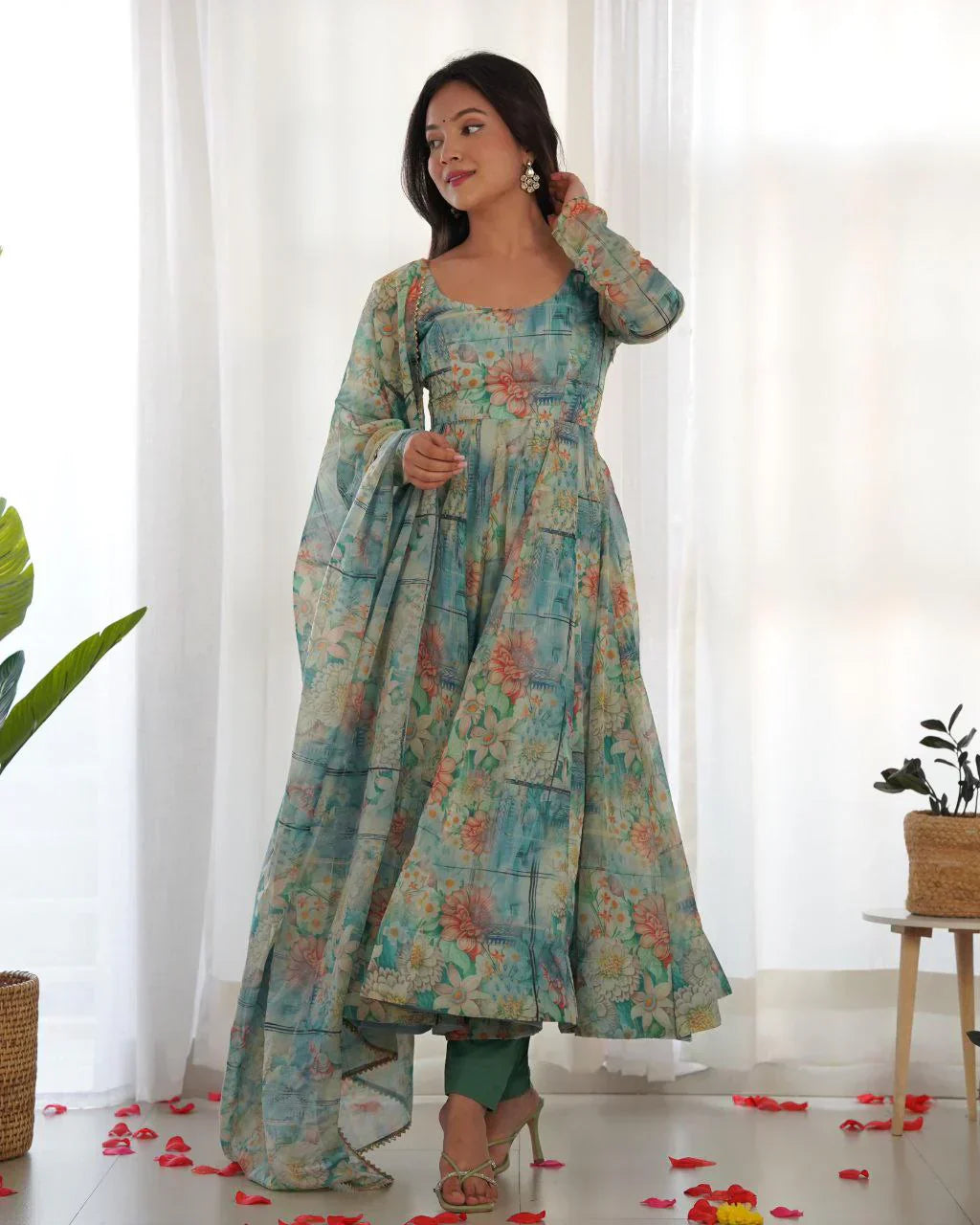 2 Combo Suit Set With Dupatta