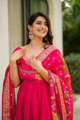 2 Combo Suit Set With Dupatta