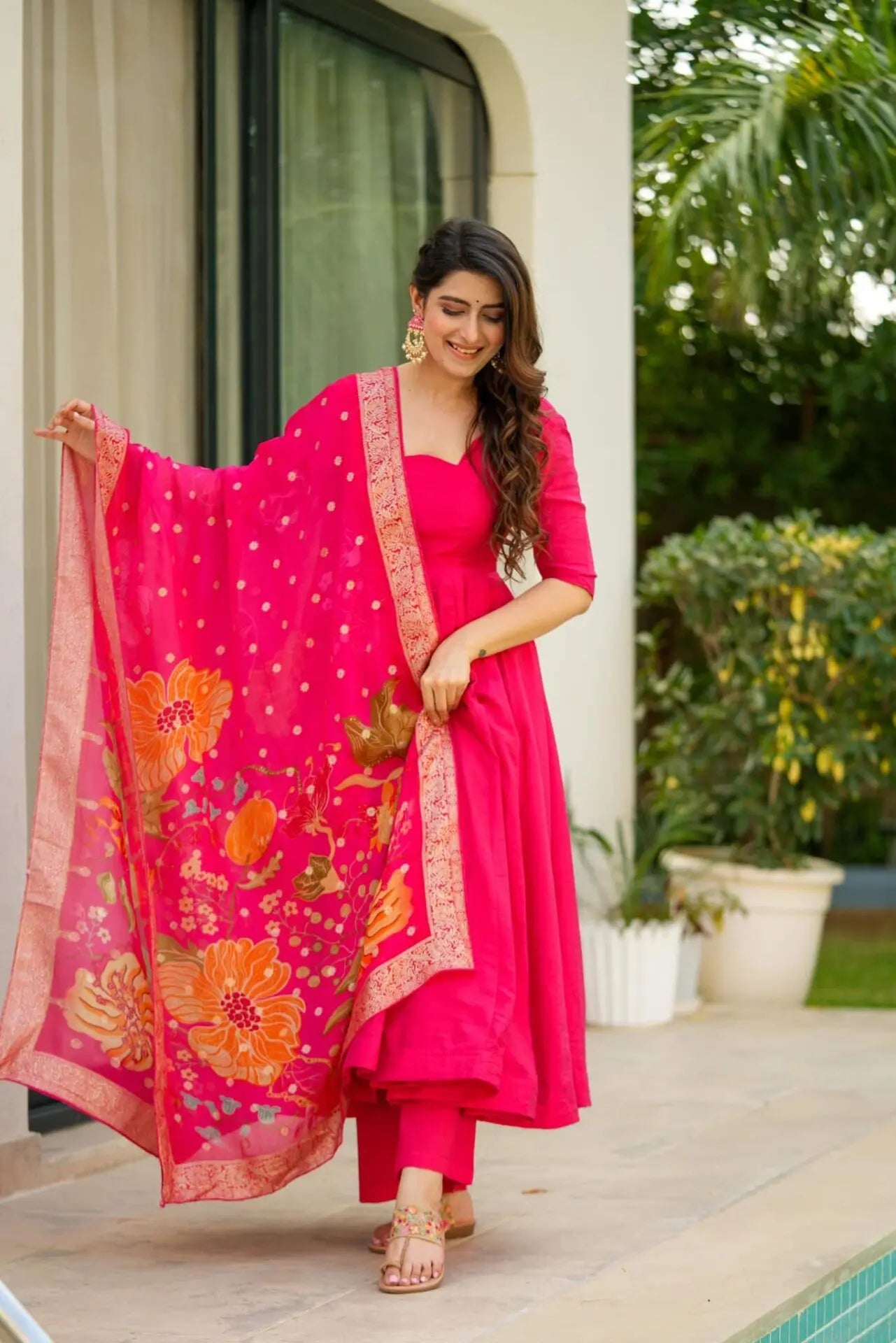 2 Combo Suit Set With Dupatta