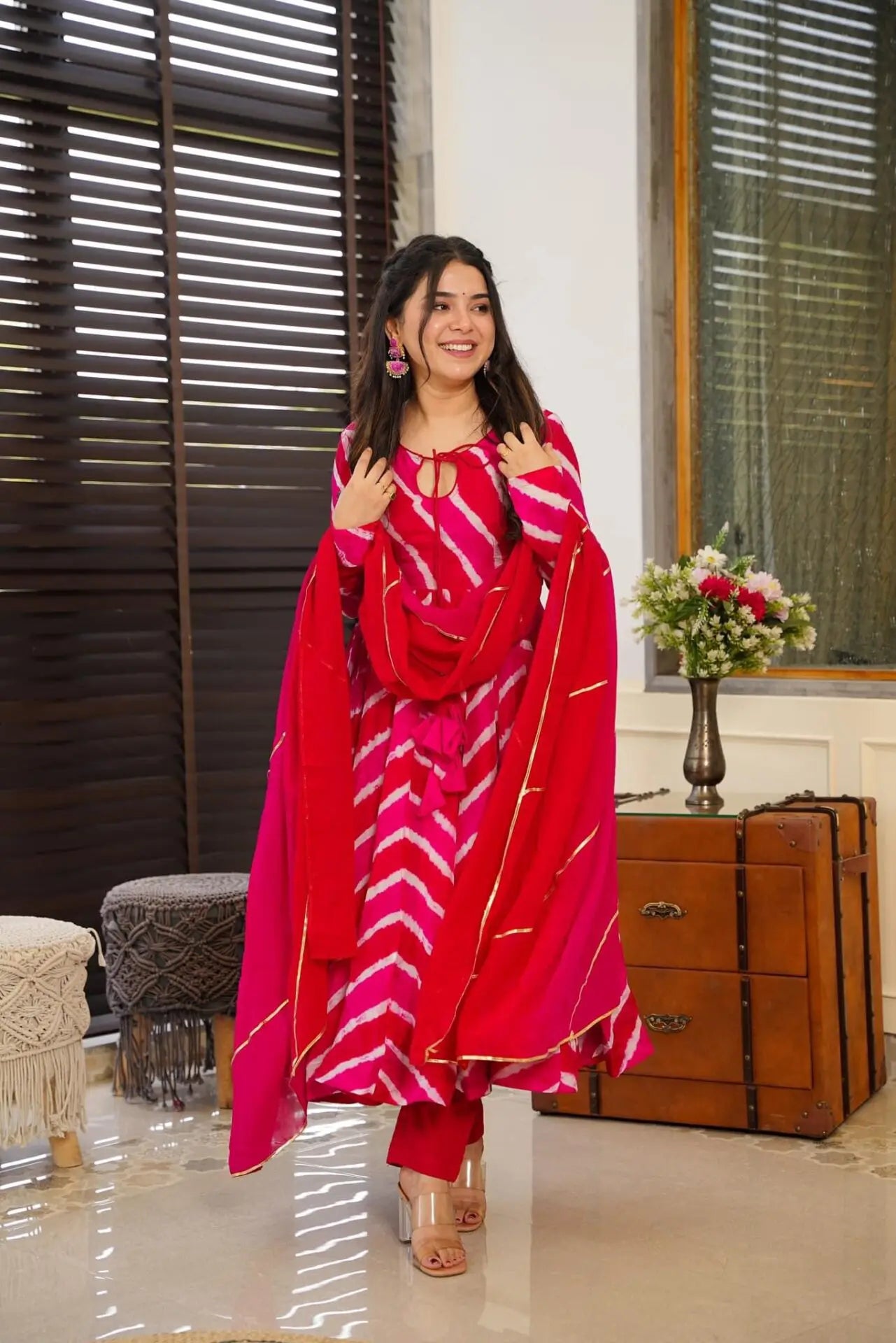 2 Combo Suit Set With Dupatta
