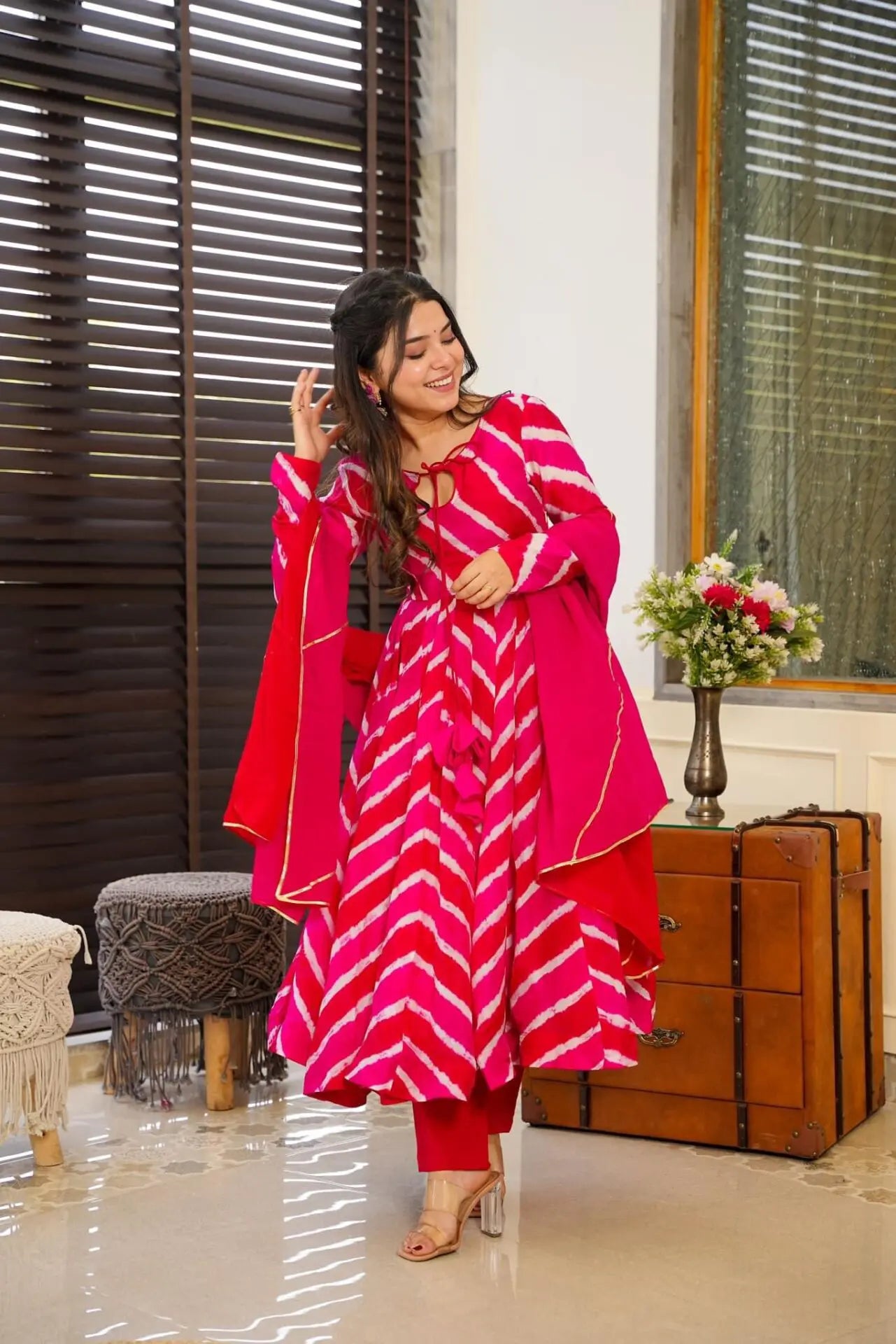 2 Combo Suit Set With Dupatta