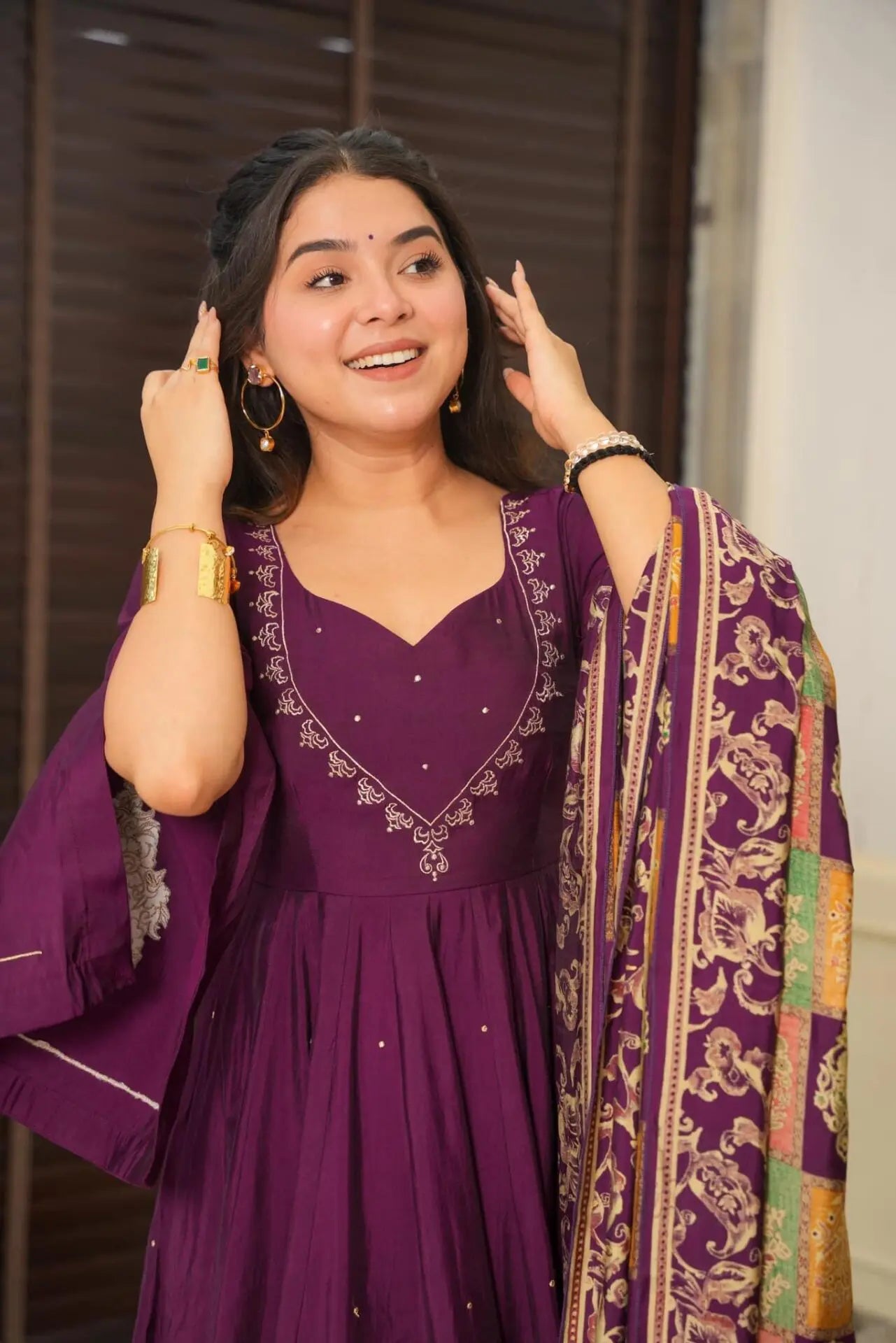2 Combo Suit Set With Dupatta