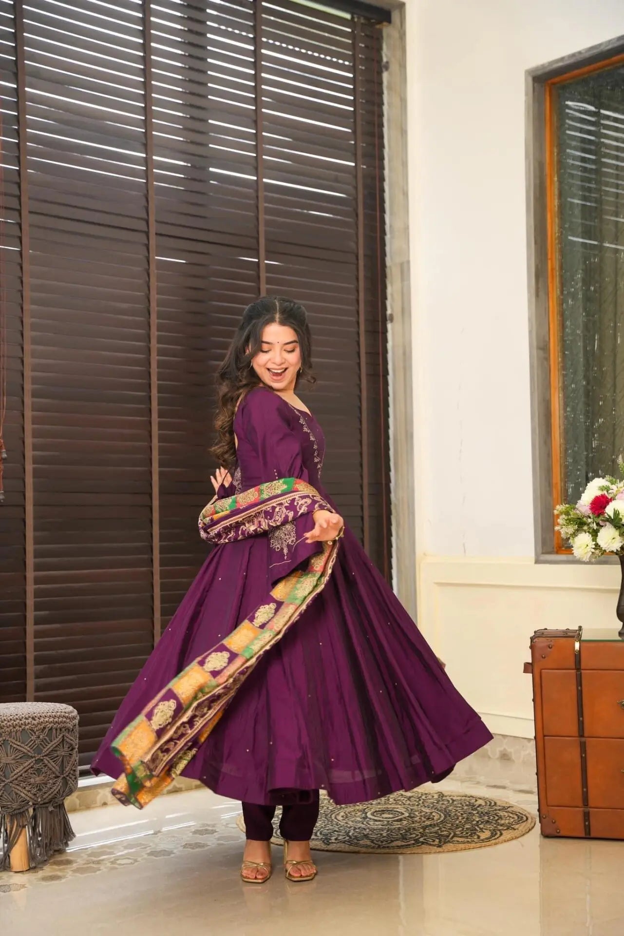 2 Combo Suit Set With Dupatta