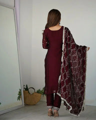 2 Combo Suit Set With Dupatta